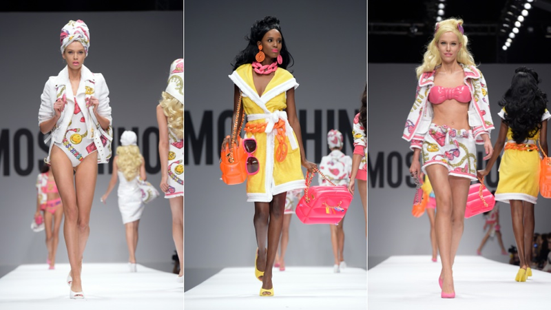 Illustration for article titled Moschino's Spring Collection: An Entire Barbie Dream-Wardrobe